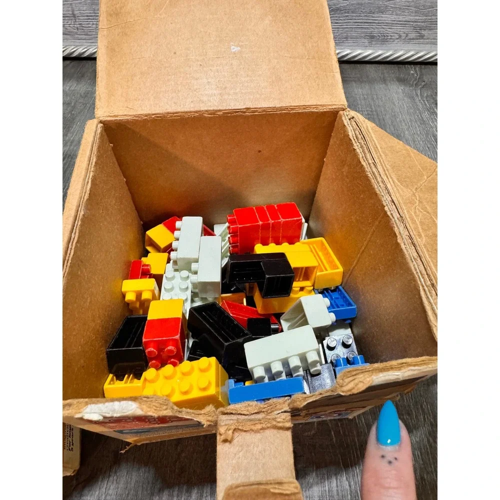 Vintage Entex Loc Blocs Accessory Pack Building Bricks Lot of 2 Boxes Retro Toy